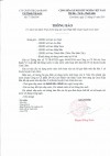 Thông báo V/v Lịch vận hành Trạm bơm tăng áp Cam Hiệp Bắc thuộc huyện Cam Lâm