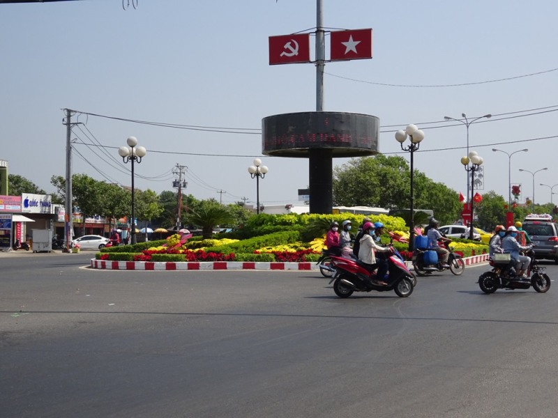 Vòng xoay trung tâm thành phố Cam Ranh