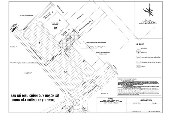 Thông tin quy hoạch điều chỉnh cục bộ quy hoạch tuyến đường N2